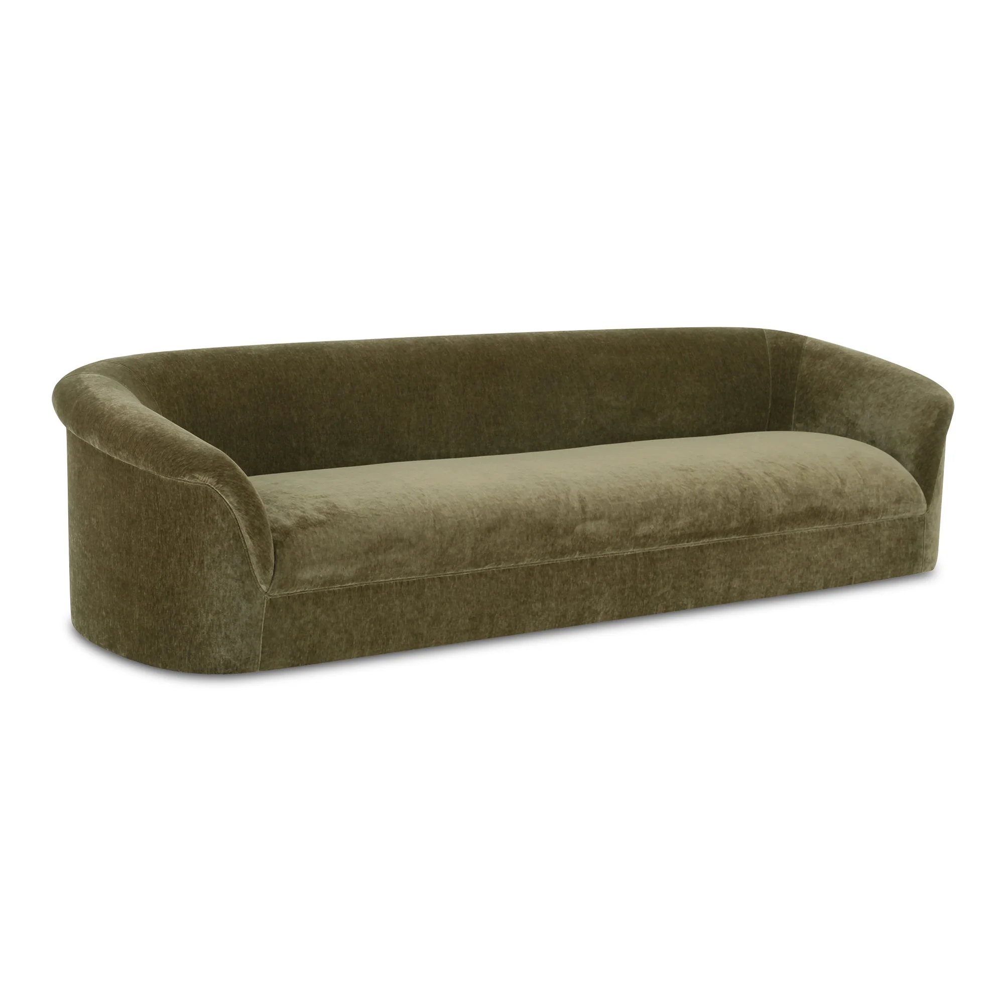 Moe's Home Collection Thora Dark Green Sofa - Image 3