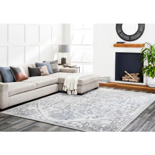 Surya Troyes Modern Gray Wood Top With Black Metal Base Set of 3 Nesting Accent Side Tables TOE-001 - Image 5