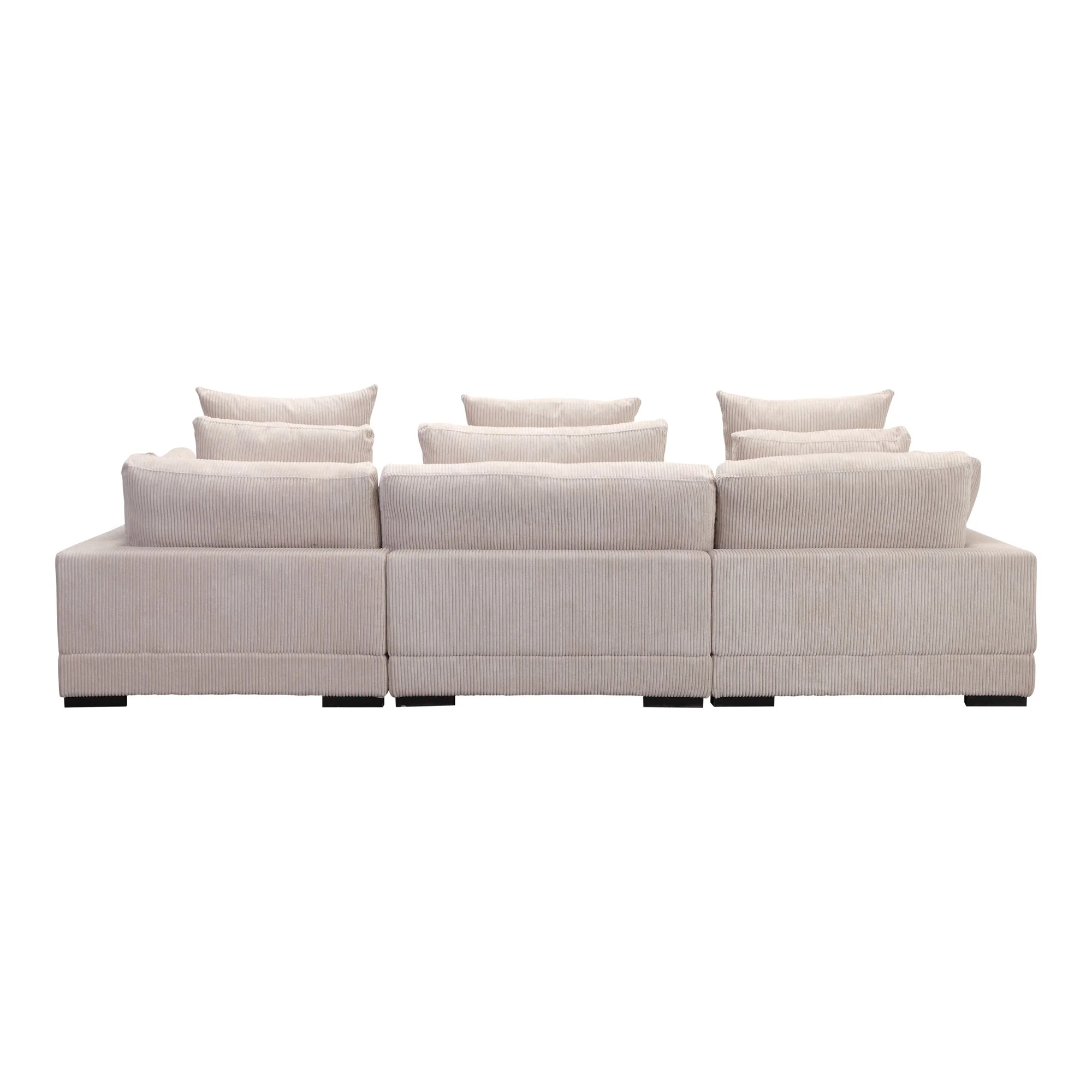 Moe's Home Collection Tumble Lounge Light Brown Modular Sectional - Image 5