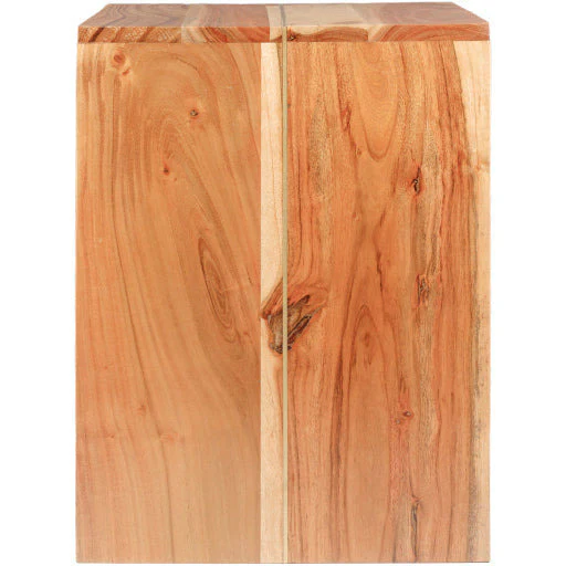 Surya Umaid Modern Natural Wood Accent Side Table UMI-001 - Image 3