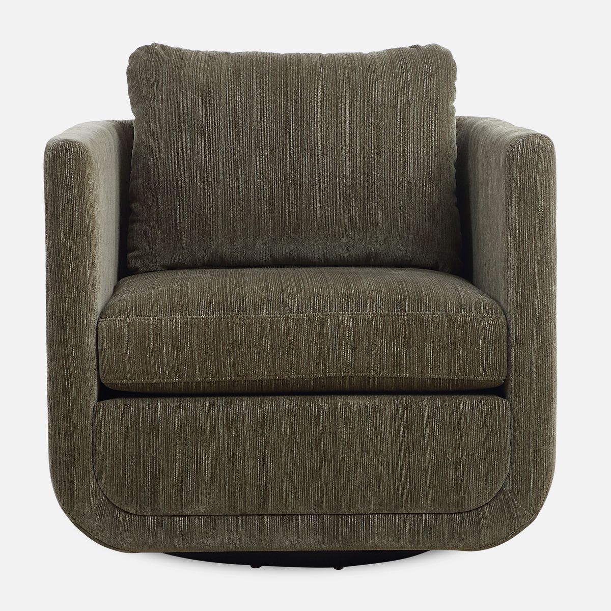 Uttermost Abound Herb Textured Chenille Swivel Chair - Image 2