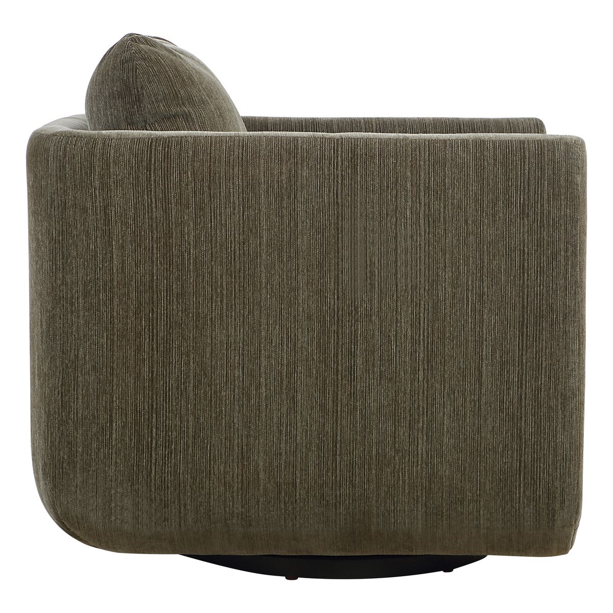 Uttermost Abound Herb Textured Chenille Swivel Chair - Image 4