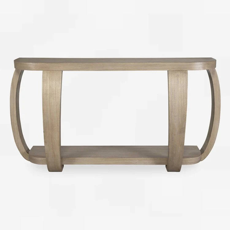 Uttermost Adona Natural Mindi Wood Console Table