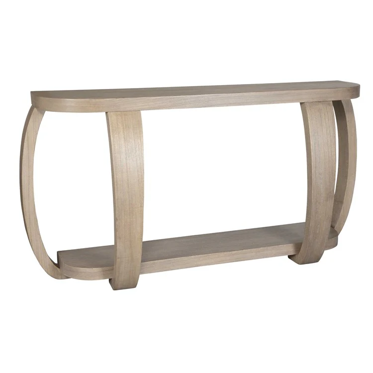 Uttermost Adona Natural Mindi Wood Console Table - Image 2