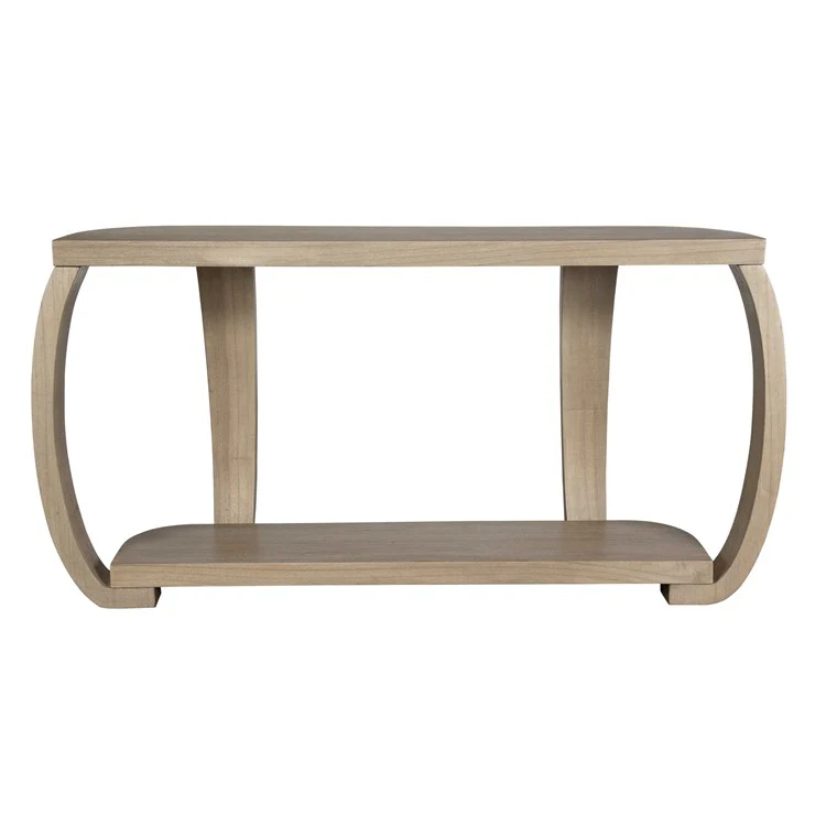 Uttermost Adona Natural Mindi Wood Console Table - Image 3