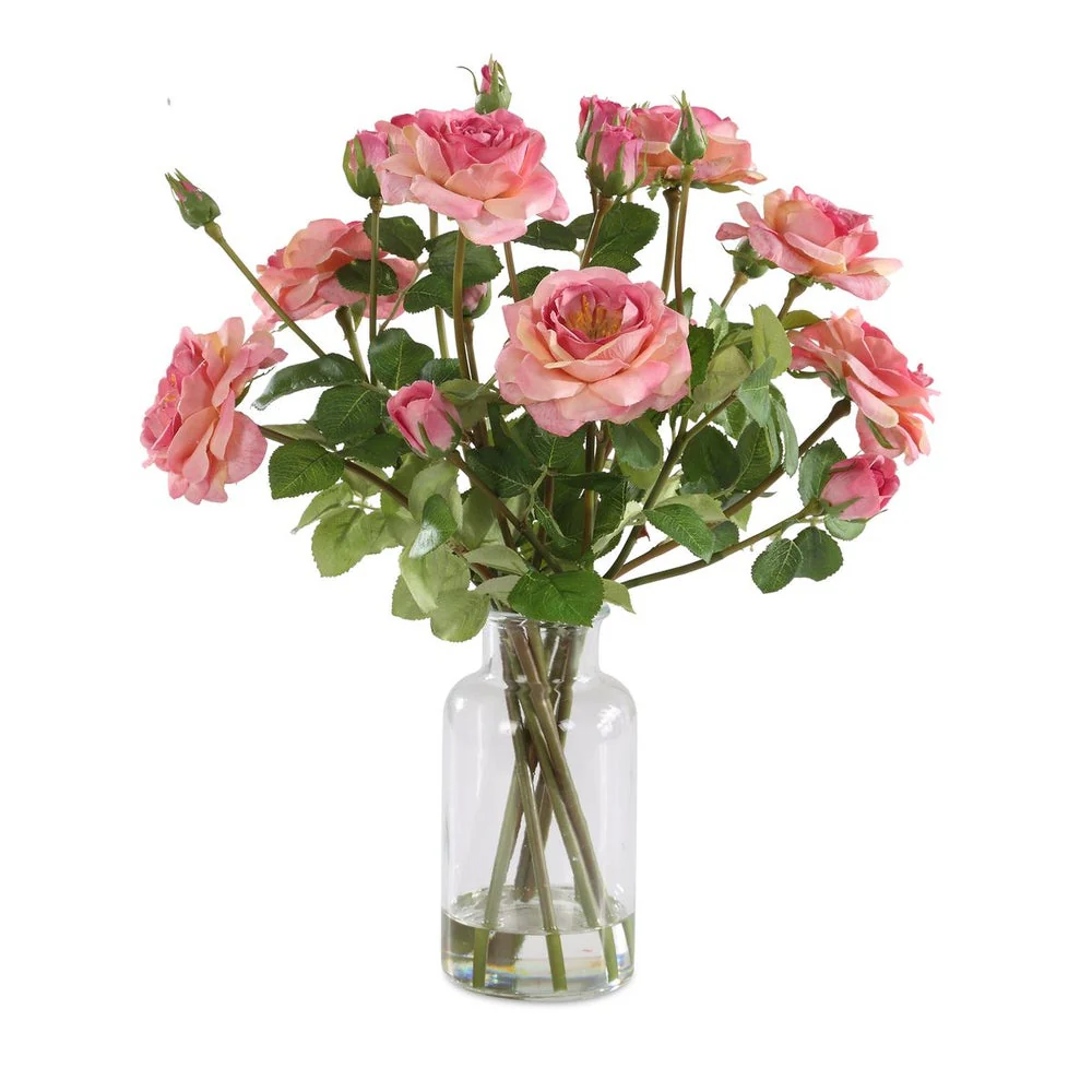 Uttermost Adoration A Symbol Of Love Rose Bouquet In Glass Jar - Image 2