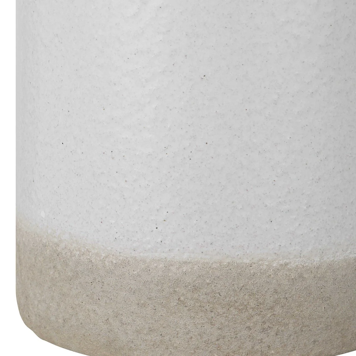 Uttermost Albany Textured White Glaze Ceramic Table Lamp With Drum Shade - Image 6