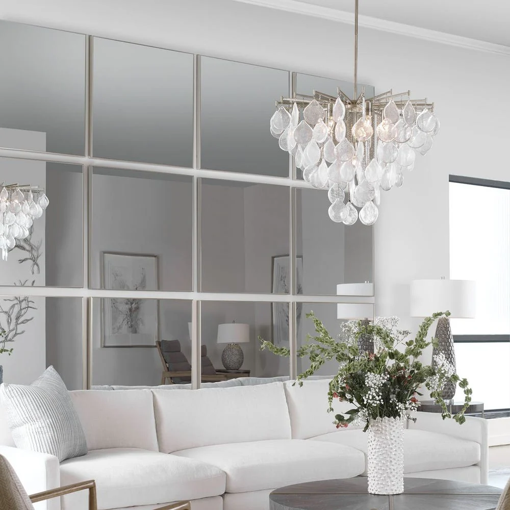 Uttermost Alexo Brushed Silver Square Mirror