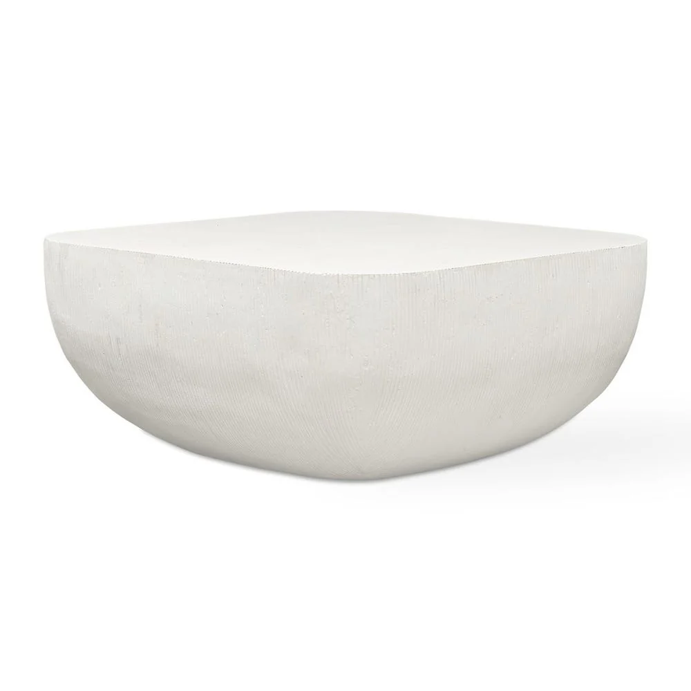 Uttermost Alma Warm Limestone Coffee Table ~ Indoor And Outdoor Use - Image 2