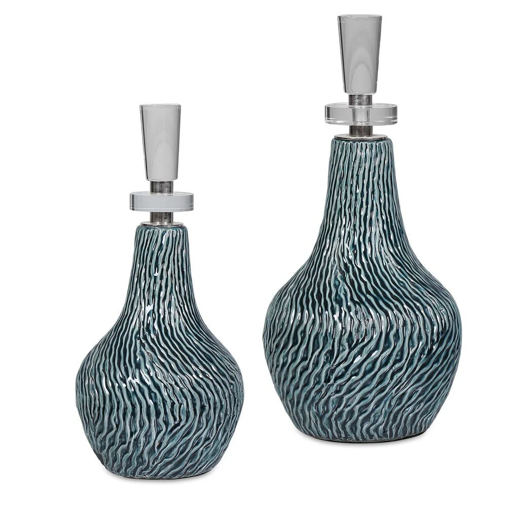 Uttermost Almera Bottles ~ Set Of 2 - Image 4