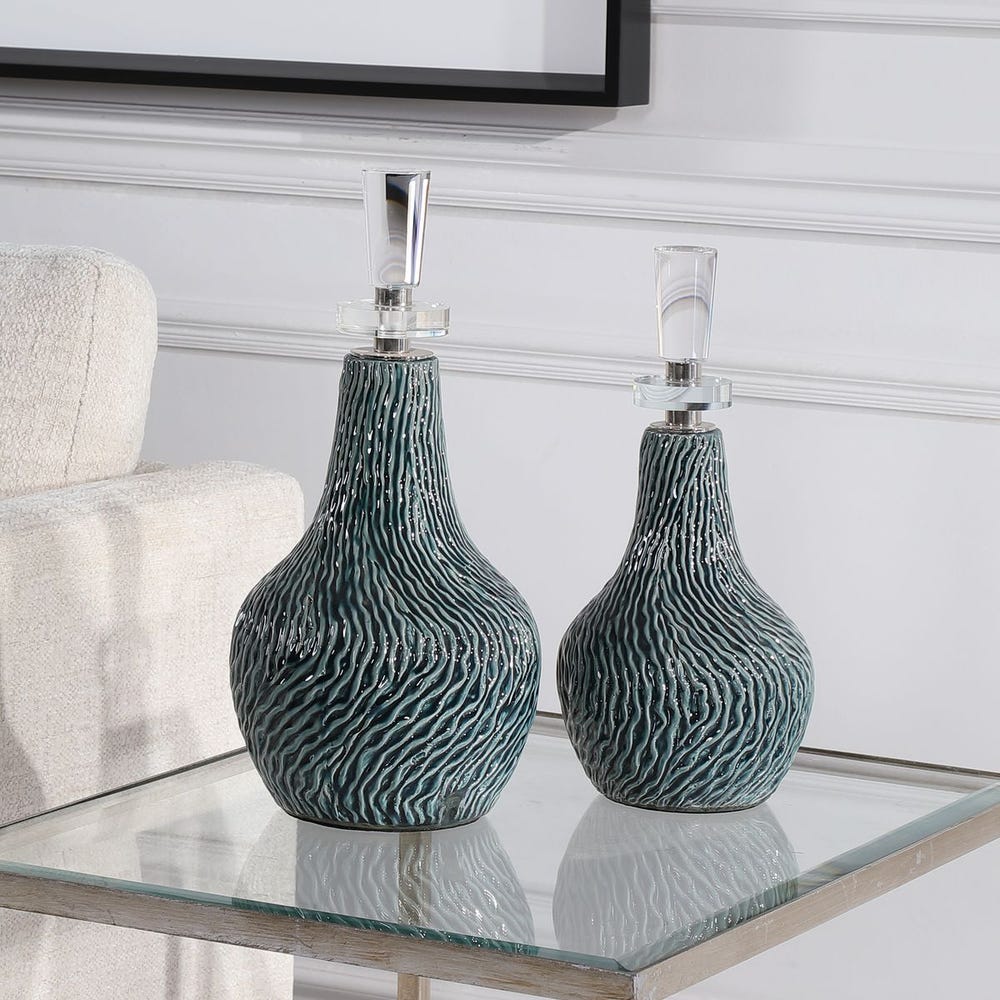 Uttermost Almera Bottles ~ Set Of 2 - Image 5