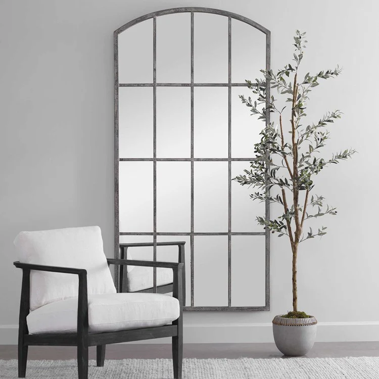 Uttermost Amiel Oversized Iron Arched Mirror