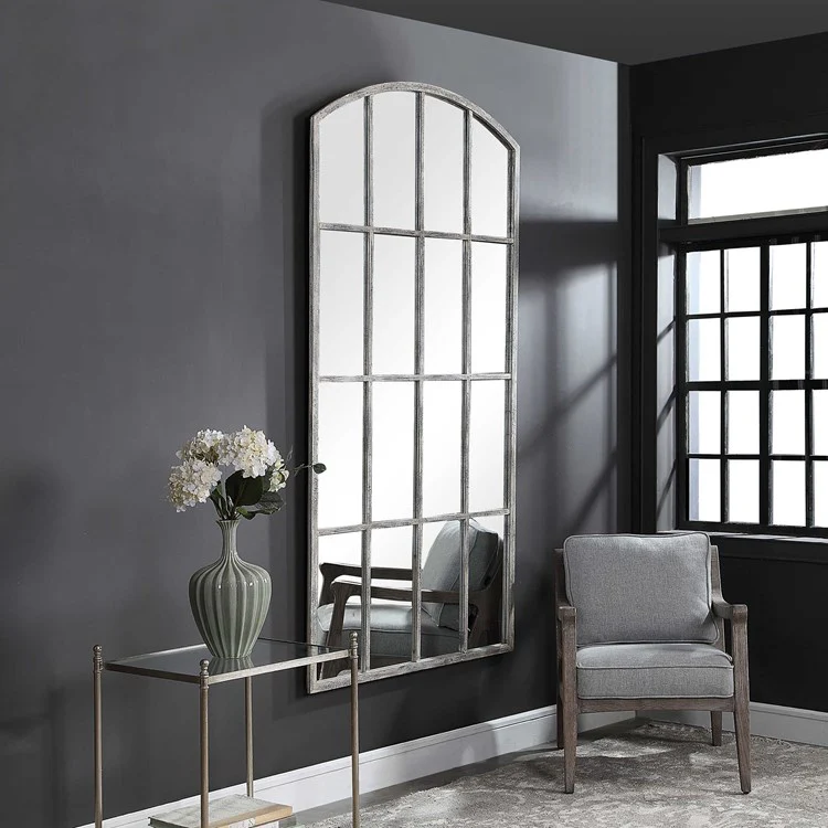 Uttermost Amiel Oversized Iron Arched Mirror - Image 5