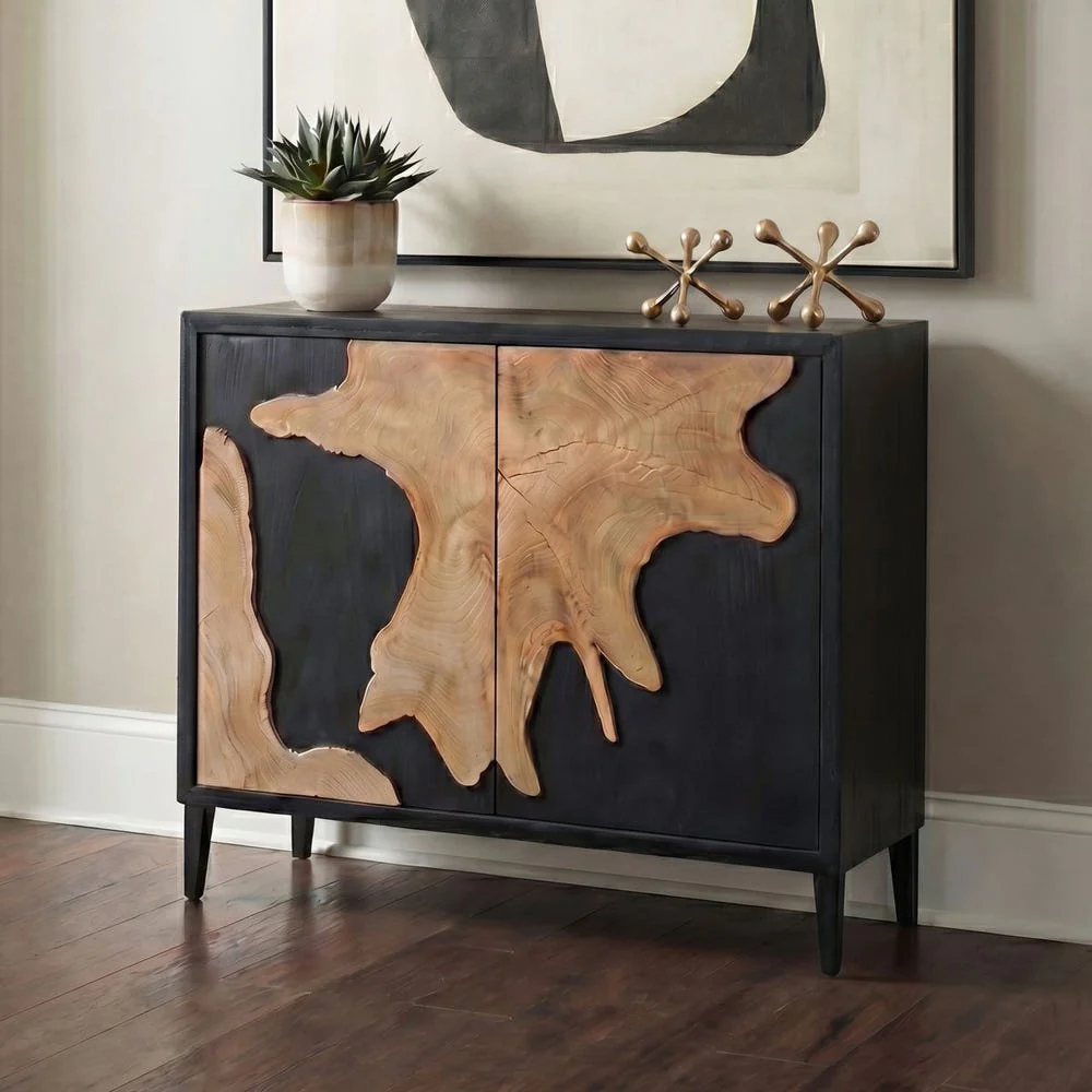 Uttermost Andrea Teak Root Two- Door Cabinet
