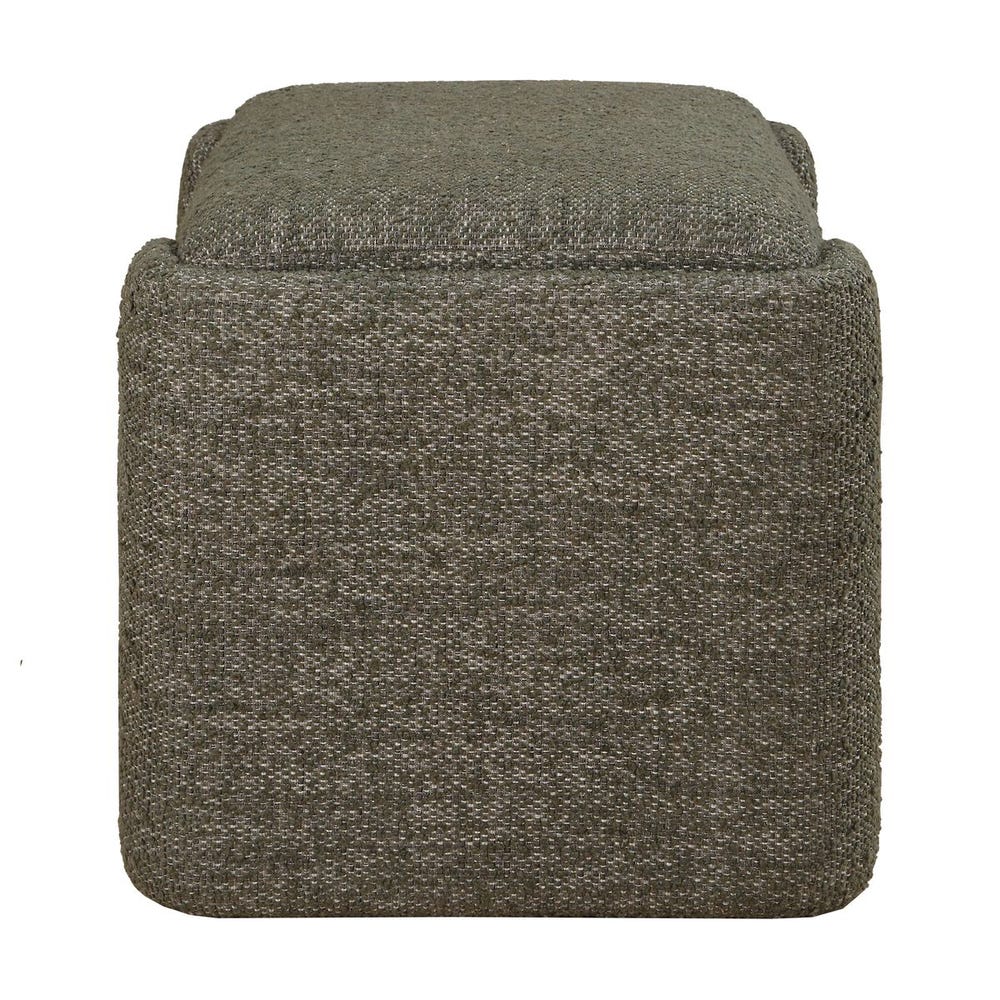 Uttermost Angus Green Boucle Small Bench - Image 4