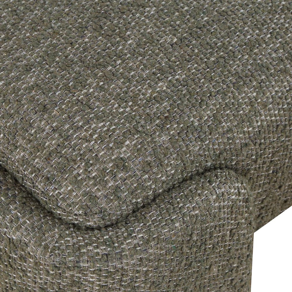 Uttermost Angus Green Boucle Small Bench - Image 5