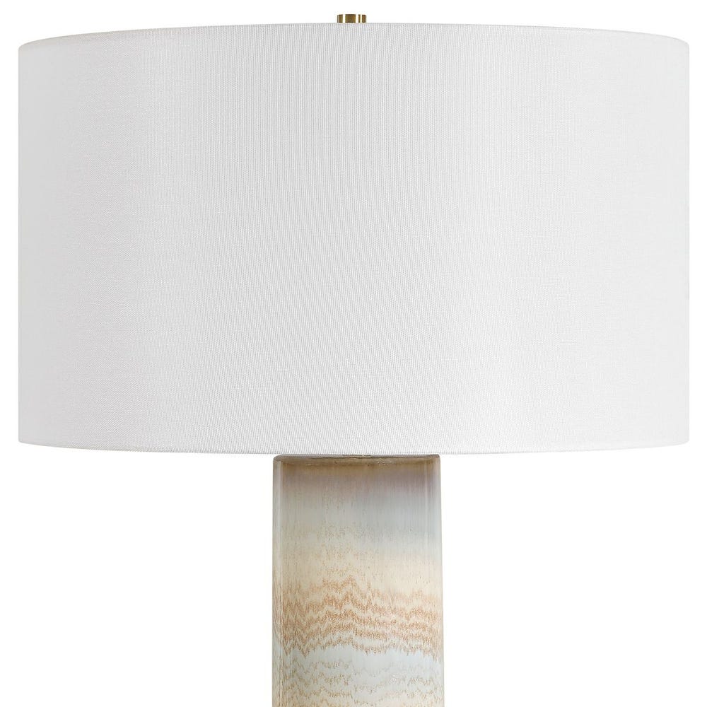Uttermost Armitage Hues Of Blue, Brown & Yellow Table Lamp - Image 6