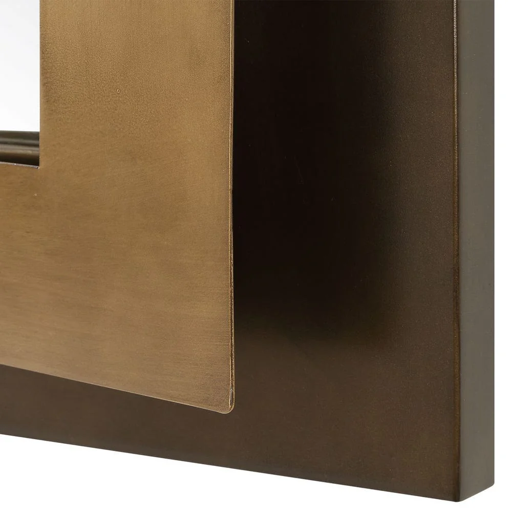 Uttermost Around The Bend Golden Bronze Mirror - Image 5