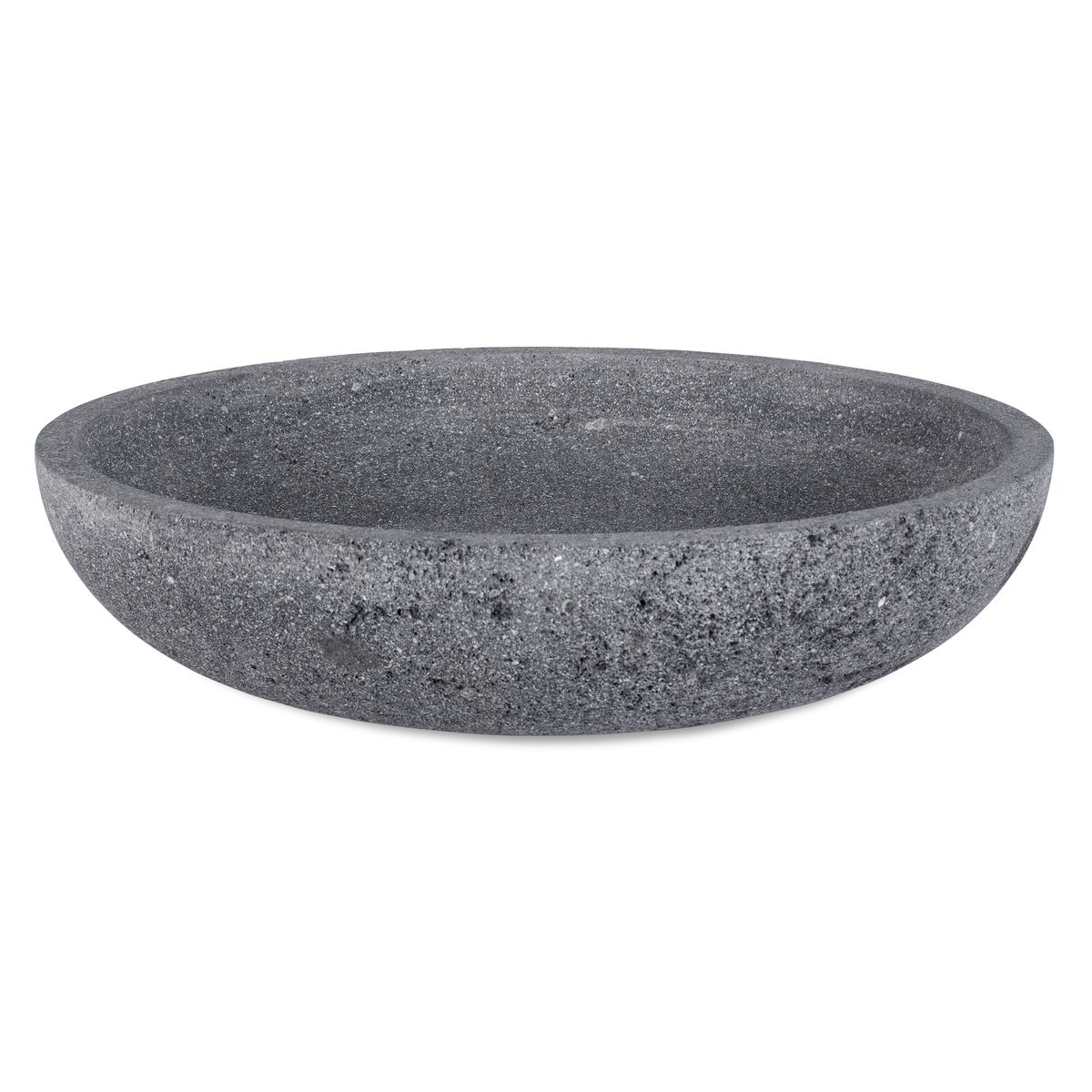 Uttermost Ashen Gray Lava Stone Earth Bowl Indoor and Outdoor Use - Image 2