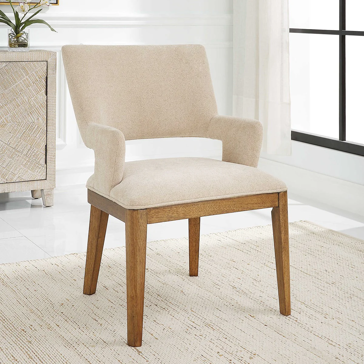 Uttermost Aspect Mid Century Modern Dining Chair - Image 2