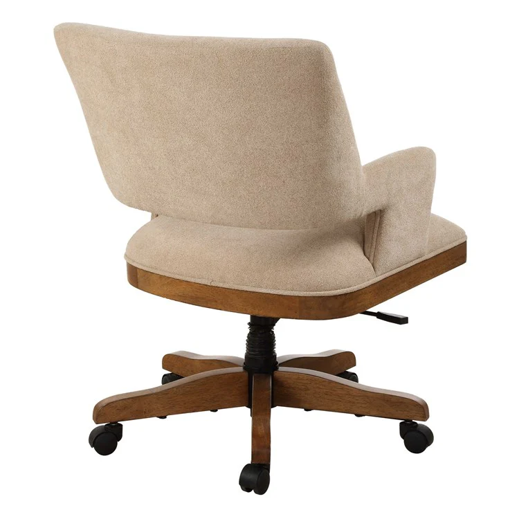 Uttermost Aspect Mid Century Modern Desk Chair with Casters - Image 6