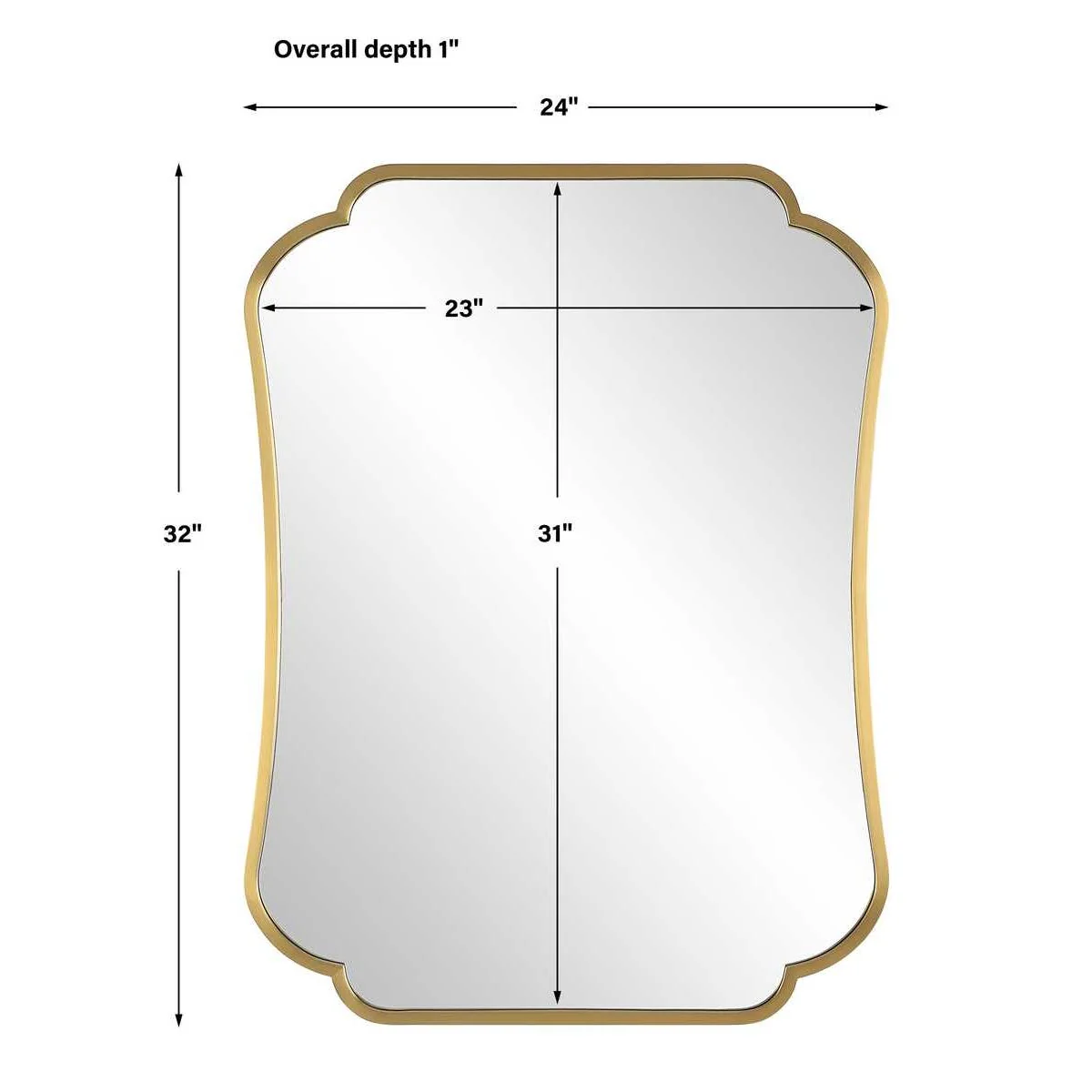Uttermost Athena Stainless Steel Framed Mirror - Image 7