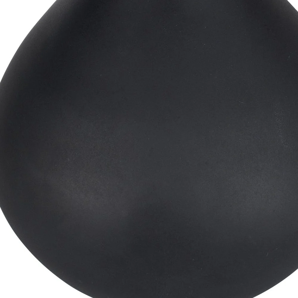 Uttermost Axis Palm Accent in Matte Black Teardrop Vase - Image 5