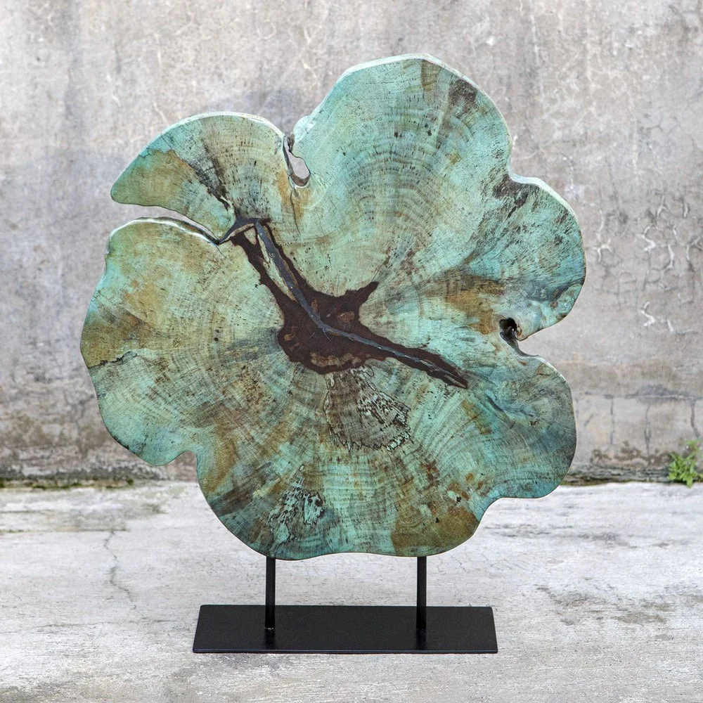 Uttermost Bahati Blue Tamarind Wood Sculpture - Image 2