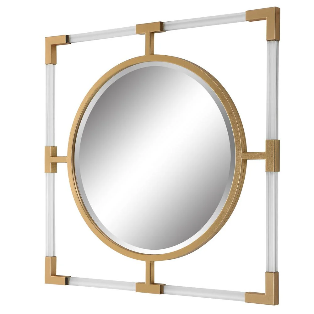 Uttermost Balkan Gold Leaf Small Mirror - Image 3
