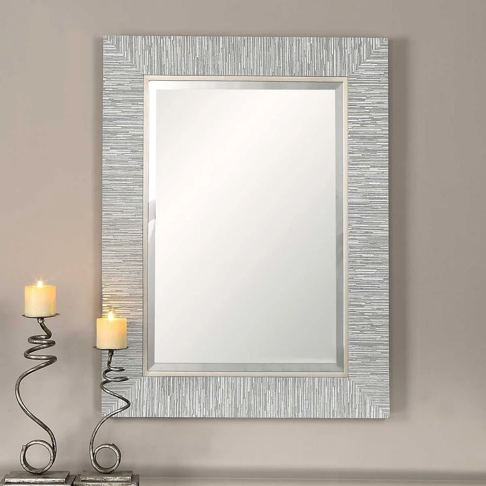 Uttermost Belaya Blue-Gray And Silver Mirror - Image 2