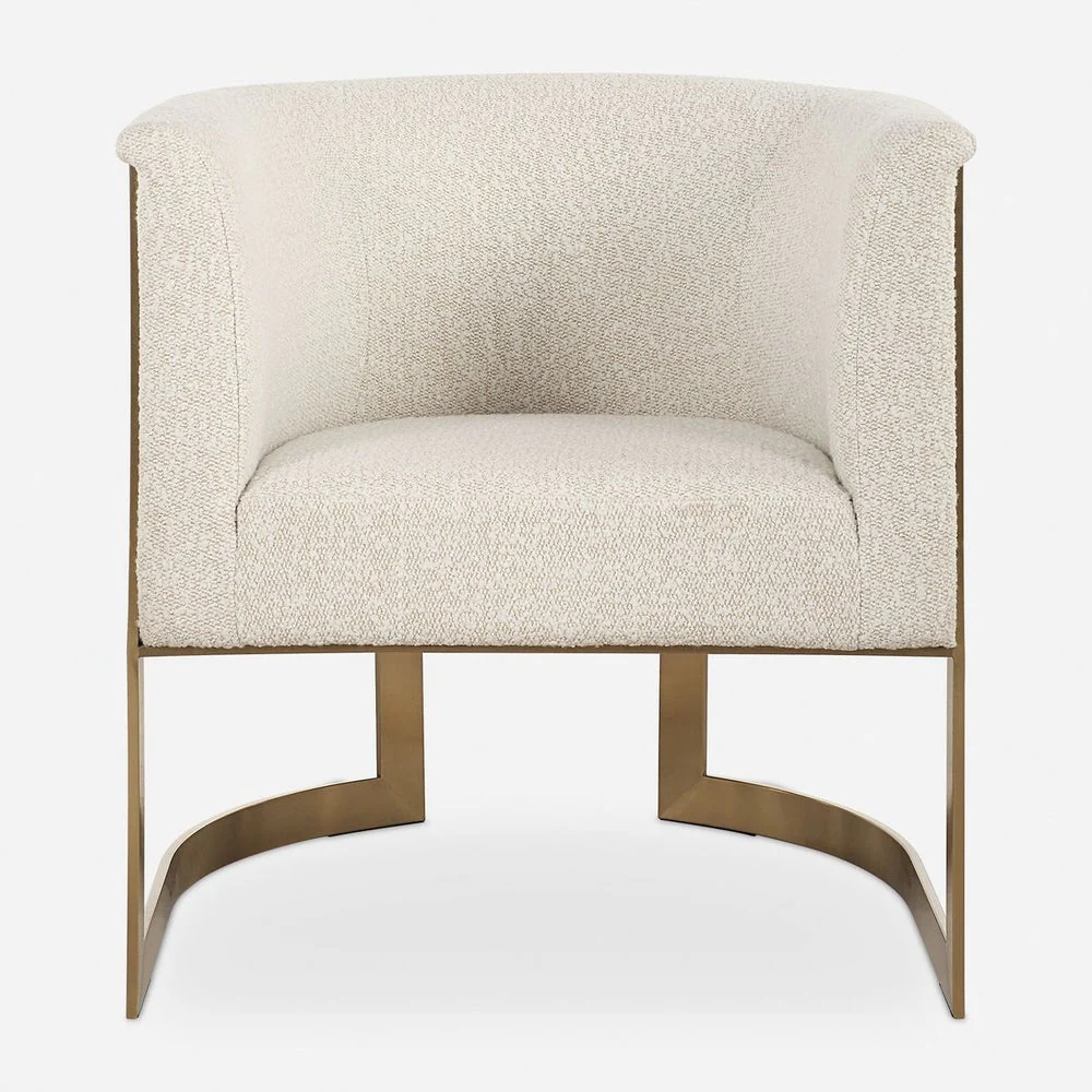 Uttermost Bellina Knubby Boucle Accent Chair - Image 3