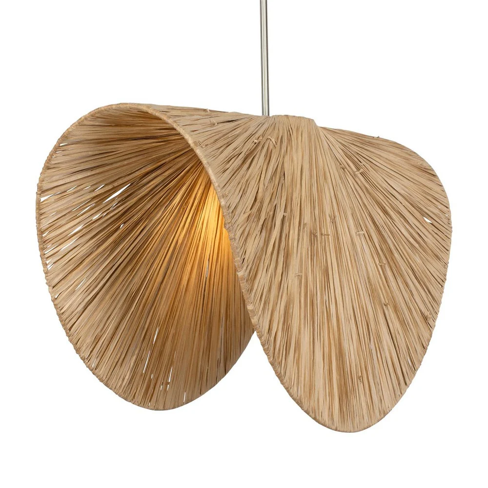 Uttermost Bend Natural Tone 1 Light Pendant - Image 2