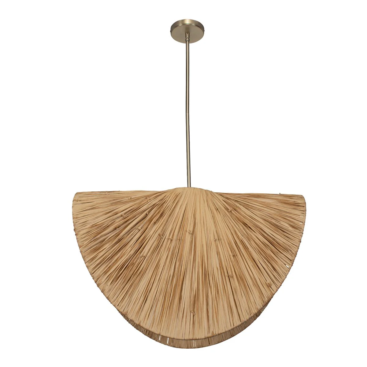 Uttermost Bend Natural Tone 1 Light Pendant - Image 6