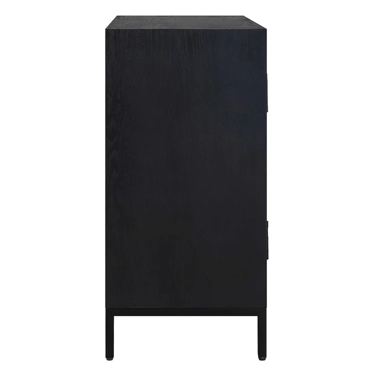 Uttermost Beswick Matte Black Cabinet - Image 6
