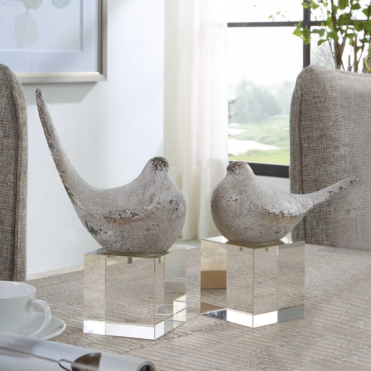 Uttermost Better Together Bird Set of 2 Sculptures - Image 3