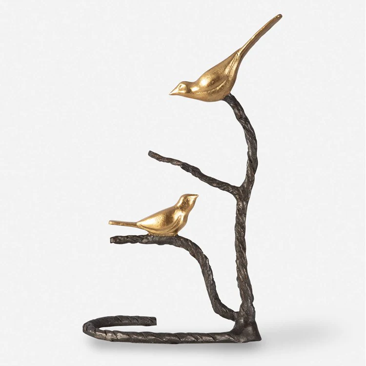 Uttermost Birds on a Limb Iron Sculpture - Image 3