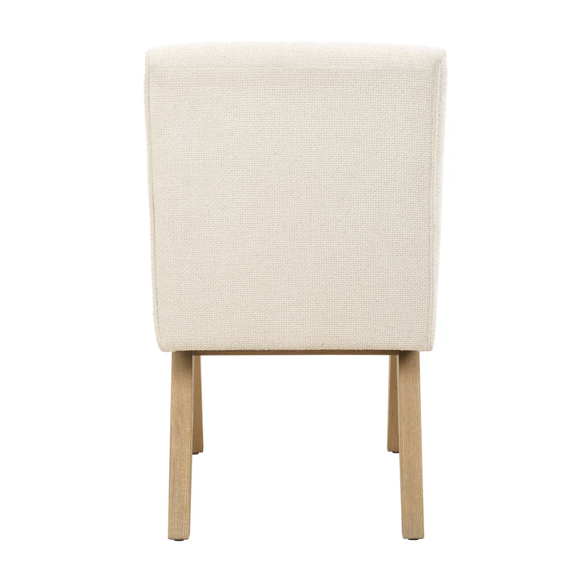Uttermost Blakely Snow Toned Basketweave Fabric Armless Dining Chair - Image 6