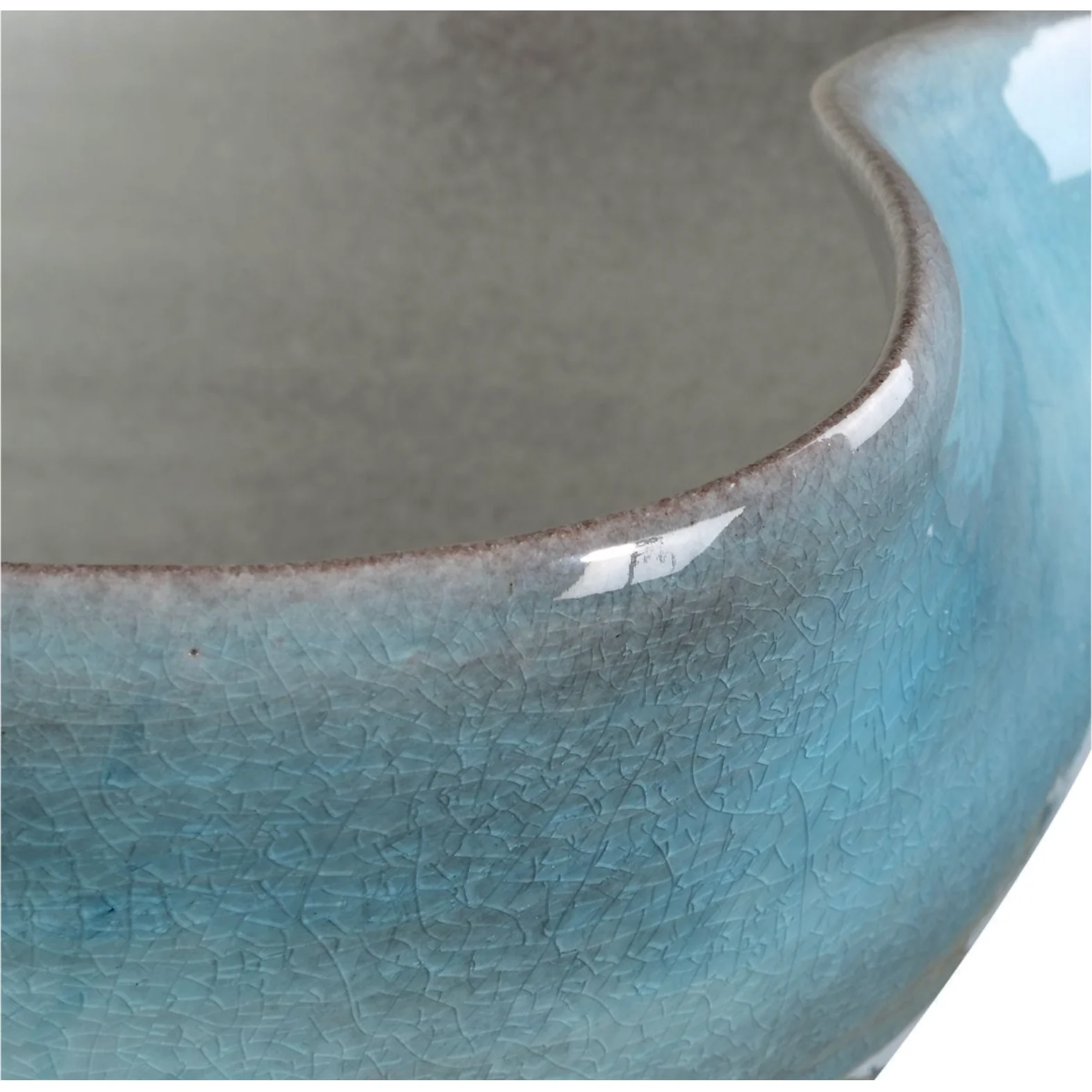 Uttermost Blue Crest Ceramic Bowl - Image 7
