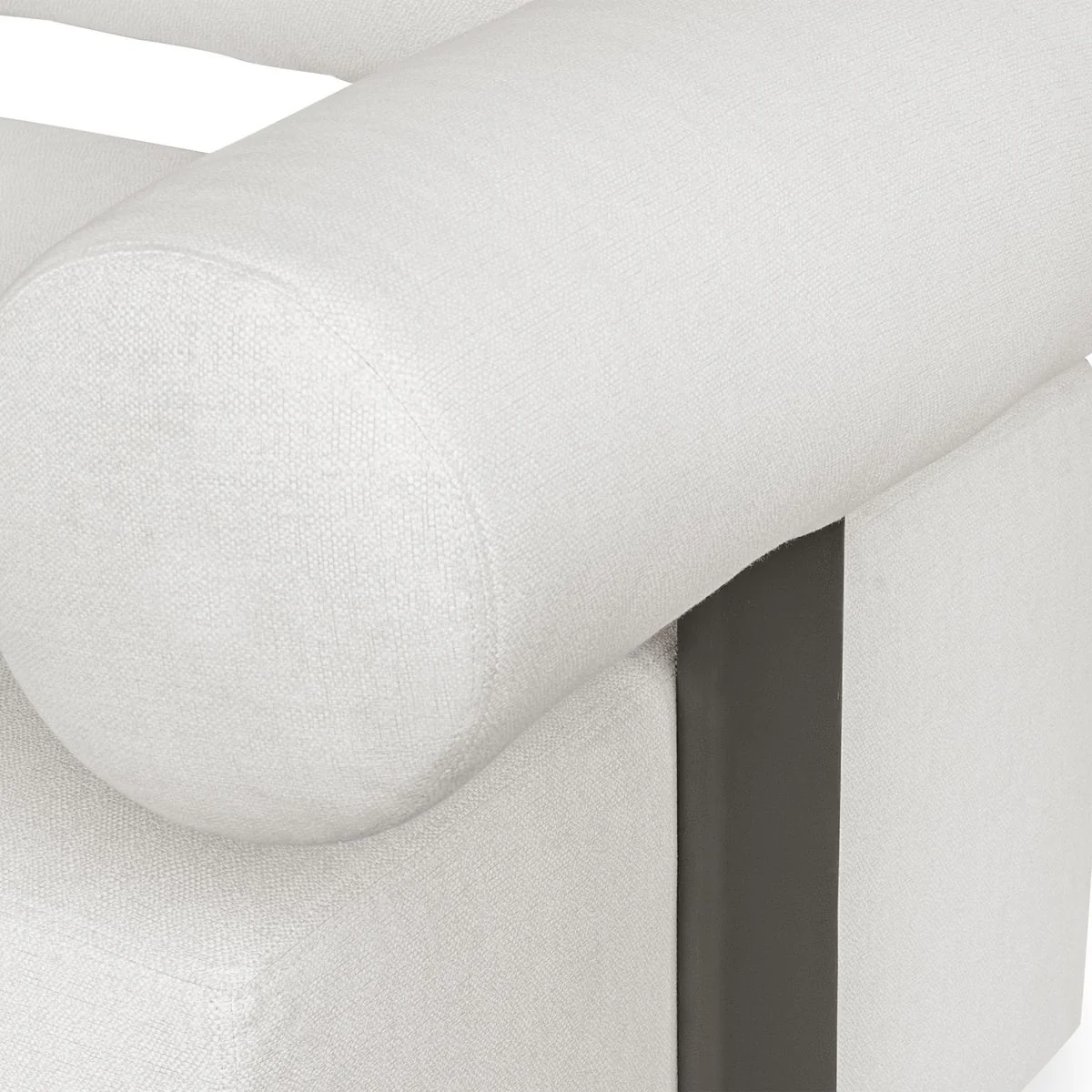 Uttermost Bolster Back Modular Corner Outdoor Sofa With Oyster White Plush Cushions - Image 13
