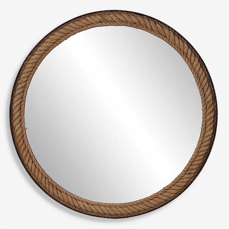 Uttermost Bolton Natural Rope Round Mirror - Image 2