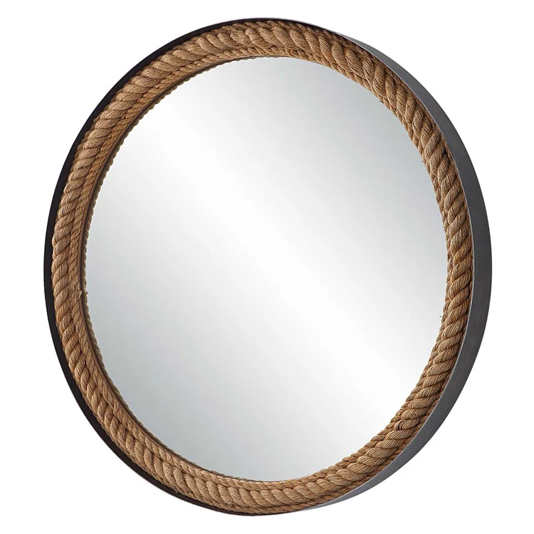 Uttermost Bolton Natural Rope Round Mirror - Image 4