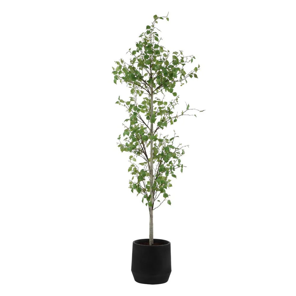 Uttermost Boreal Potted Lifelike Tall Birch Tree - Image 3