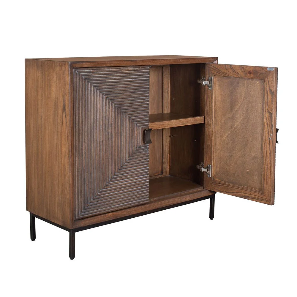 Uttermost Bottom Line Mindi Wood 2 Door Cabinet - Image 4