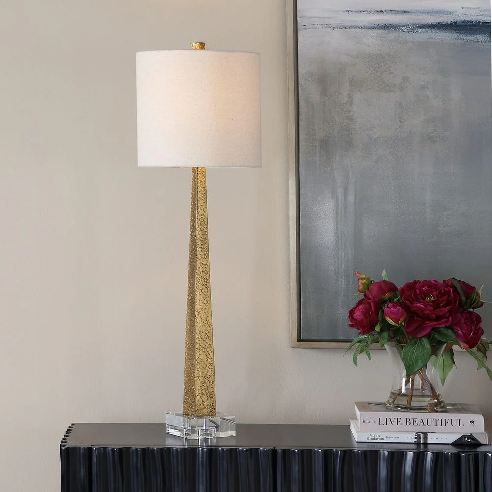 Uttermost Bridget Hammered Gold Table Lamp
