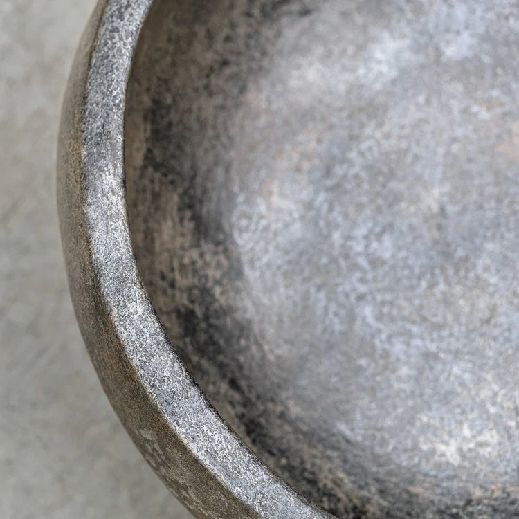 Uttermost Brixton Aged Black Terracotta Bowl - Image 3