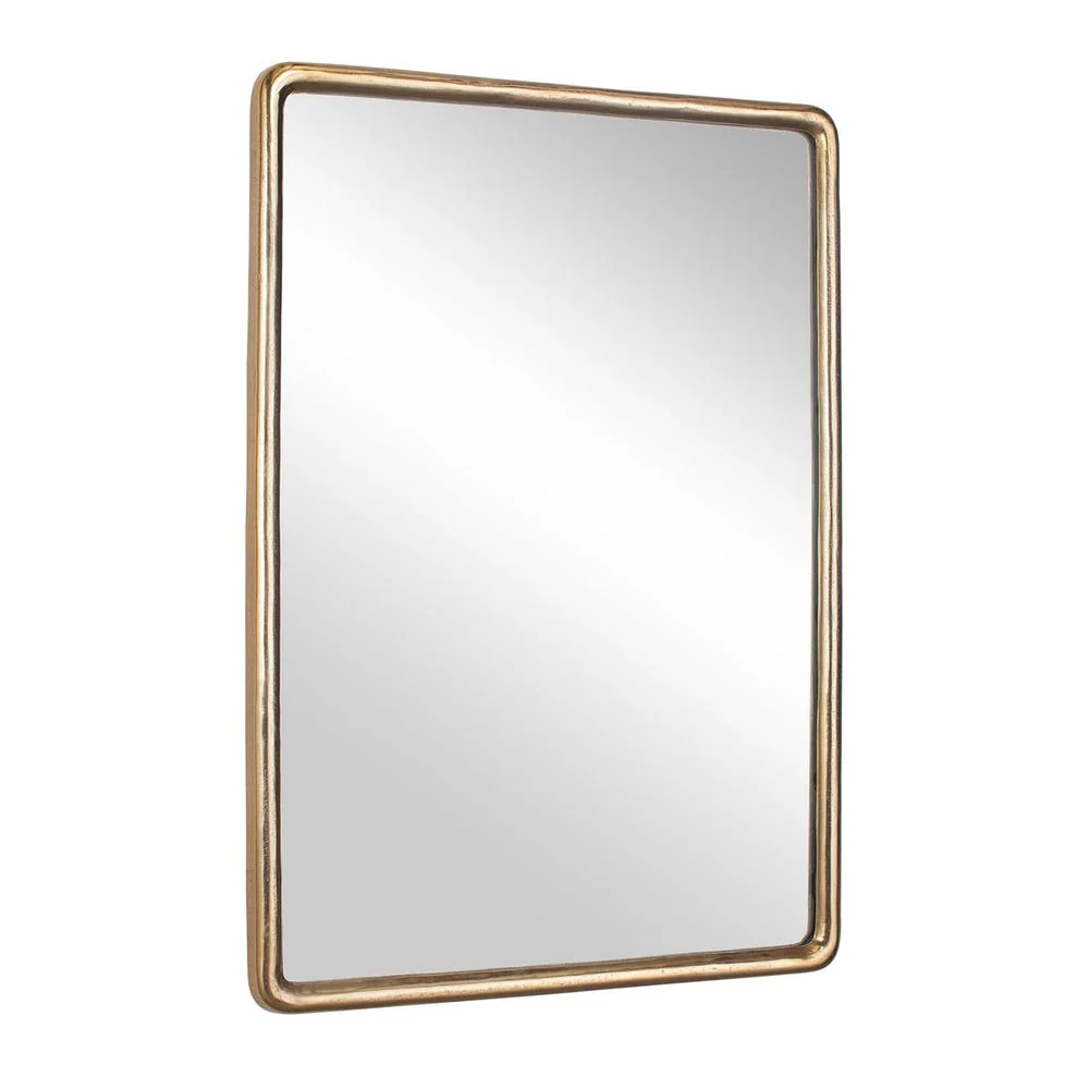 Uttermost Burton Plated Antique Brass Mirror ~ Indoor & Outdoor Use - Image 2