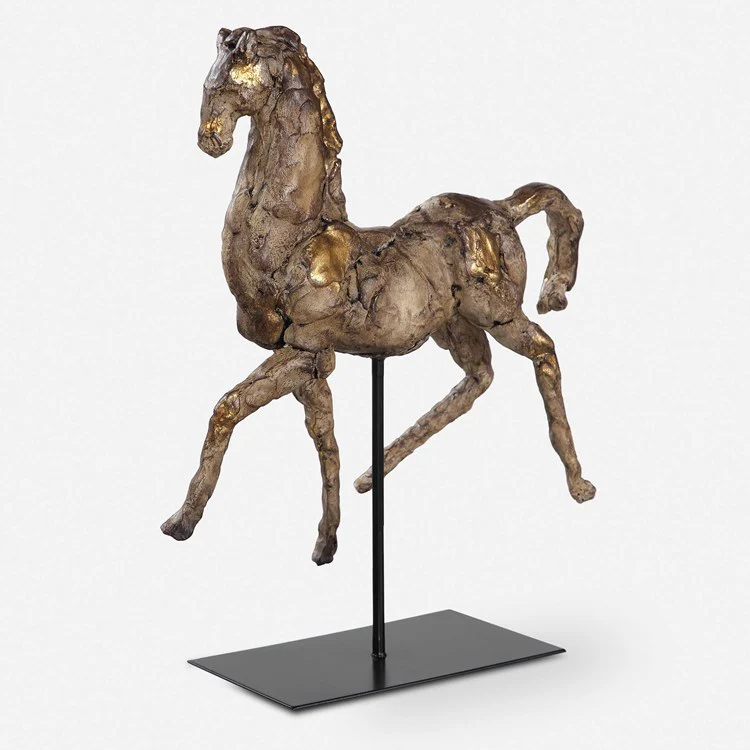 Uttermost Caballo Dorado Horse Sculpture - Image 2