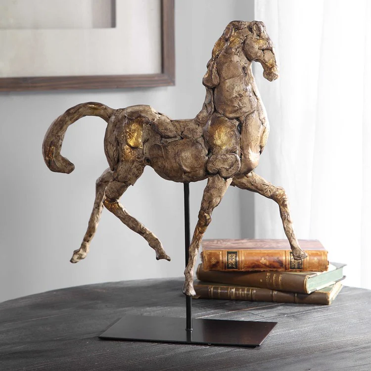 Uttermost Caballo Dorado Horse Sculpture - Image 3