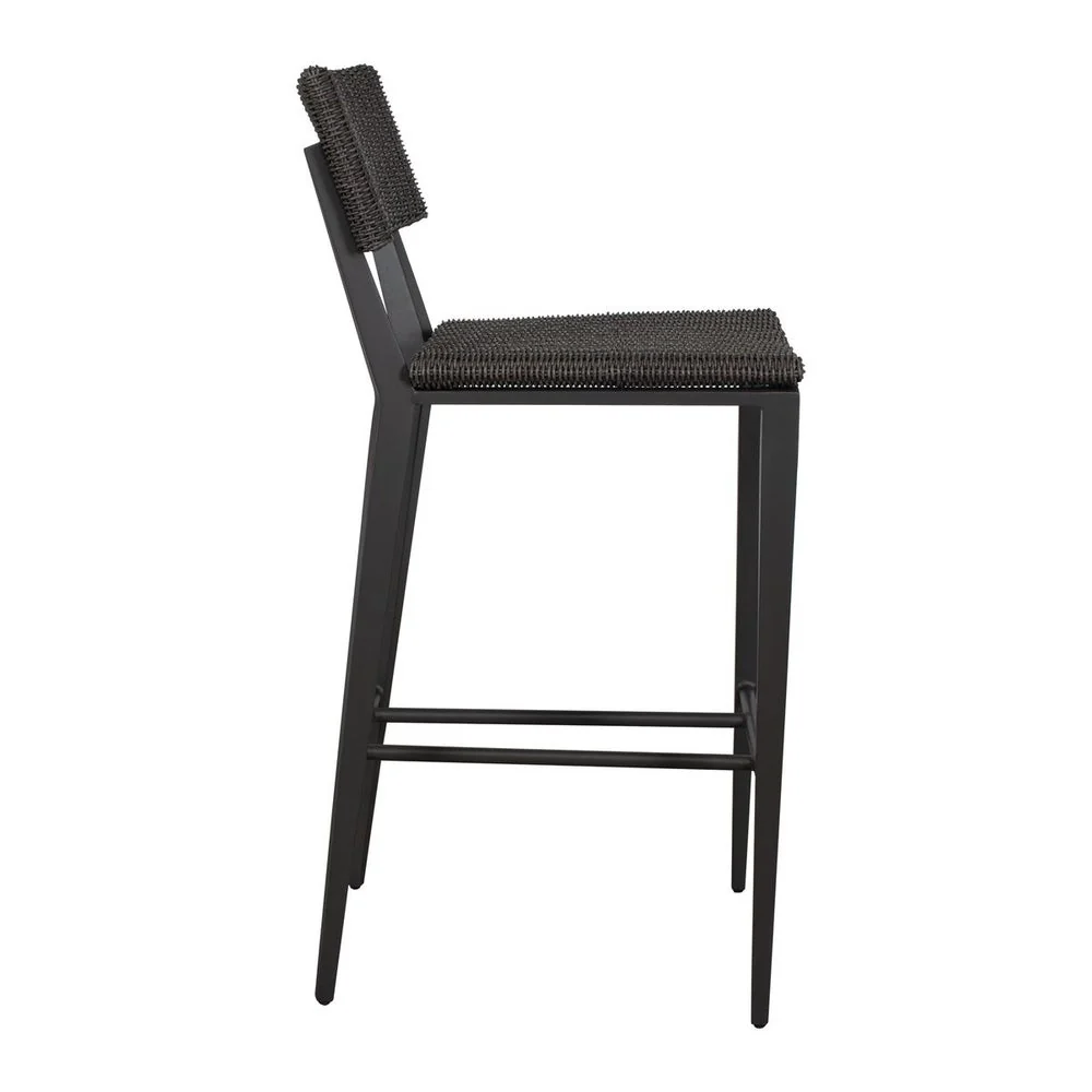 Uttermost Calbas Java Black Outdoor Bar Stool - Image 3