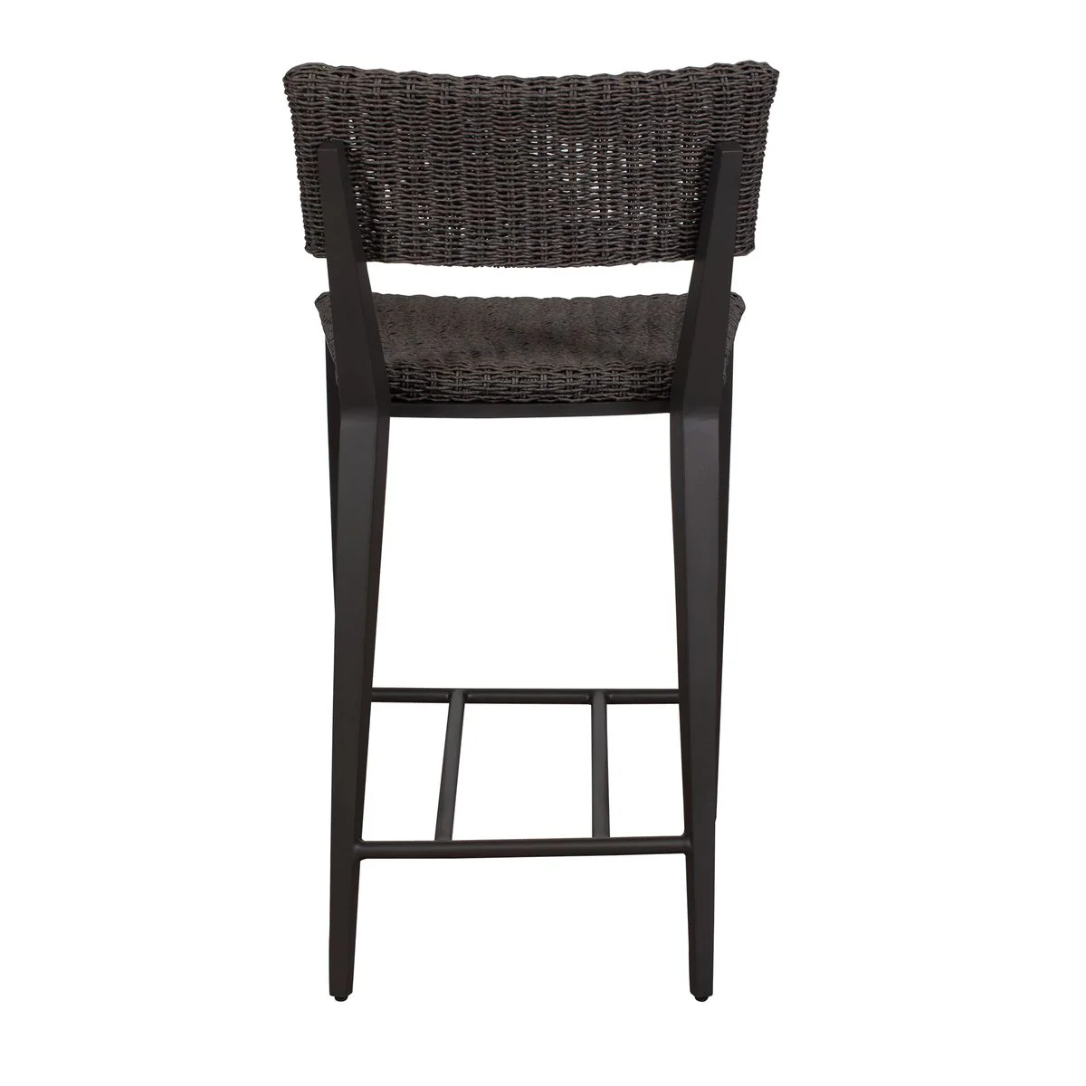 Uttermost Calbas Java Black All Weather Wicket Outdoor Counter Stool - Image 5